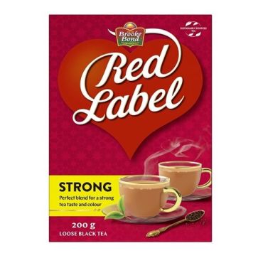 Brooke Bond Red Label Tea, 200Gm, 48 Pieces Per Carton